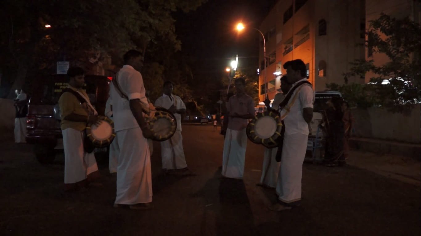 the procession